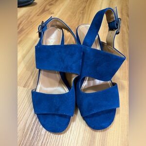 Vionic Navy Suede Women's Sandals